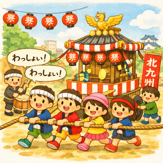 子ども山笠大集合！